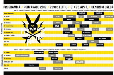 23e POBparade blokkenschema